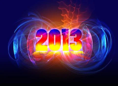 There comes 2013 Stock Illustration