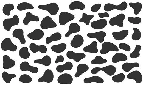There exists a distinct pattern of black dots set against a white background Stock Illustration