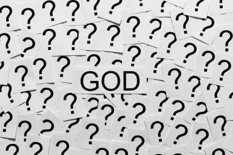 Is there a god? Foto stock