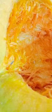 There is a half pumpkin Stock Photos