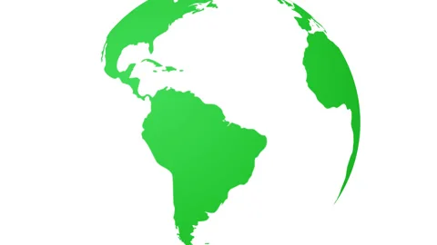 There is no planet B animated motion graphics in green on white background Stock Footage 130279955