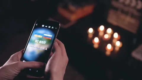 There is no war between Ukraine and Russia Stock Footage 171124841