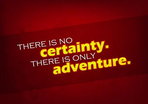 There is only adventure 스톡 일러스트