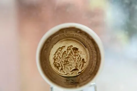 There is a paper cup. Stock Photos