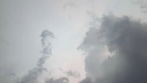 There is a soft hazy smoke dancing in the clouds Stock Footage 311241030