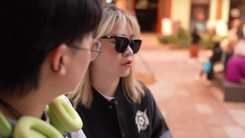 There is a stall on public roads on weekends in Shanghai, China. Women in their Stock Footage 301737449