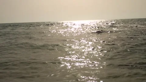 There is a sunny path at-sea Video stock 42471919