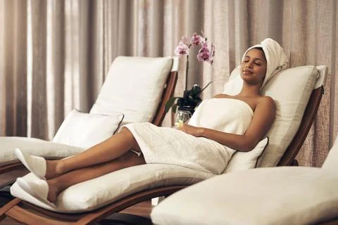 Theres nothing wrong with switching off and taking some time out. a woman Stock Photos