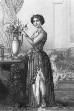  Thérésa Cabarrus, Madame Tallien, 1773 - 1835, a French social figure Thé Stock Photos
