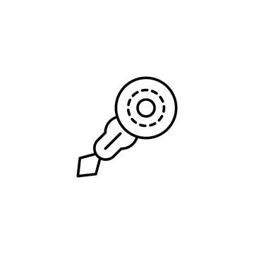 Thereunder, sewing icon. Simple line, outline vector elements of tailor for ui イラスト素材