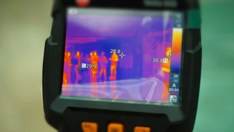 Thermal camera Stock Footage 116755008