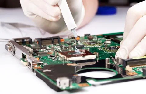 Thermal compaund Stock Photos