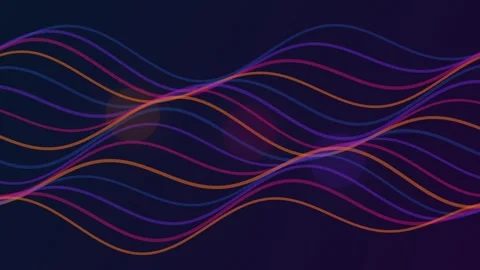 Thermal Contour Drift Data Background Loop Video stock 342973666