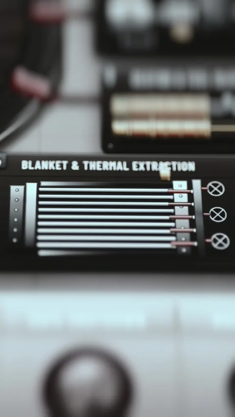 Thermal Control Consumption Tracking Interface Stock Footage 340542892