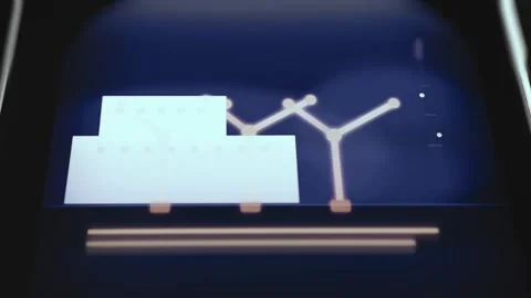 Thermal Control Risk Detection Control with Interactive Data Stock Footage 340549766