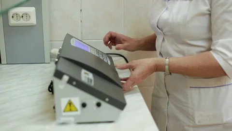 Thermal cycler in modern laboratory Stock Footage 85682839