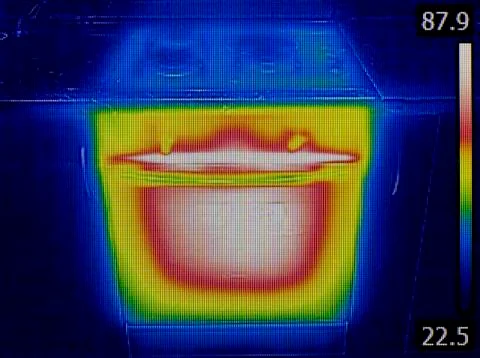 Thermal Image Oven Stock Photos