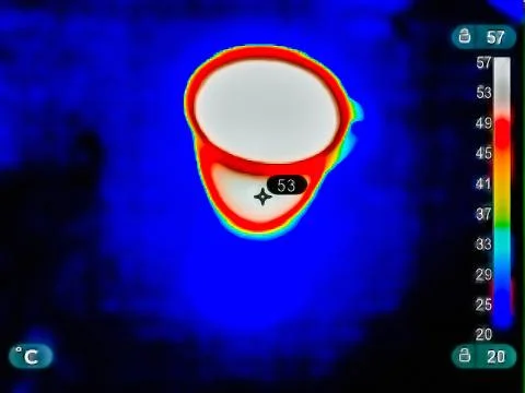 Thermal image Foto stock