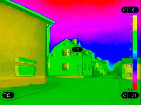 Thermal image Stock Photos