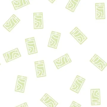 Thermal imager device glyph vector seamless pattern Illustrazione stock