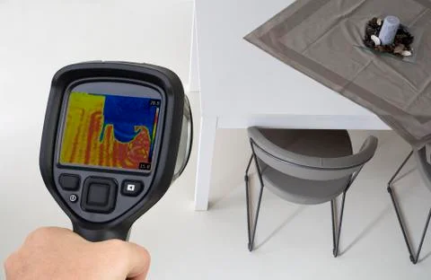 Thermal Imaging Underfloor Heating Stock Photos