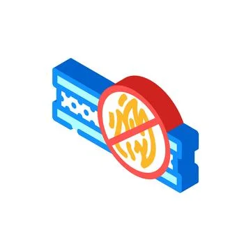 Thermal insulated isometric icon vector illustration Stock-Illustration