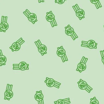 Thermal insulated line vector seamless pattern Stock Illustration