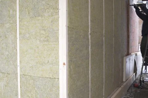 Thermal insulation in a building Stock Photos