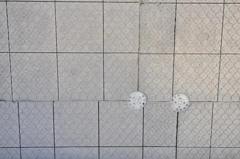 Thermal insulation construction Foto stock