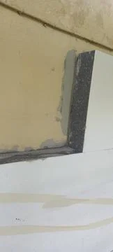 Thermal insulation in construction site Stock Photos