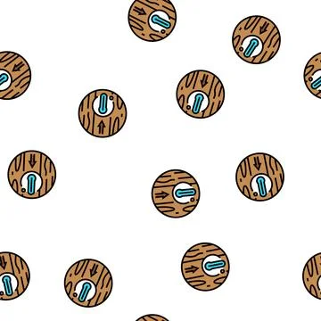 Thermal insulation floor vector seamless pattern Stockillustratie