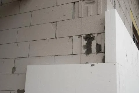 Thermal insulation house Foto stock
