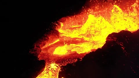 Thermal Lava Lake Video stock 272185202