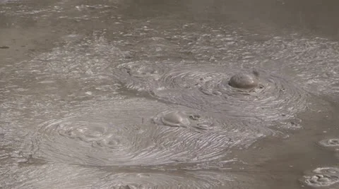 Thermal Mudpool Stock-Footage 11135029