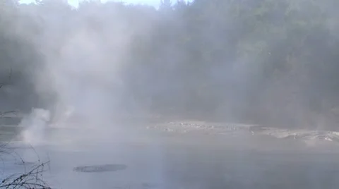 Thermal Mudpool Stock-Footage 11135560