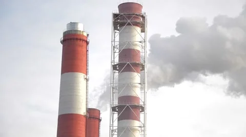 Thermal nuclear station Stock Footage 56482059