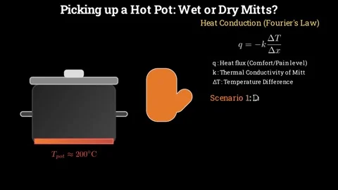 Thermal Physics Oven Mitts Видео 336413175
