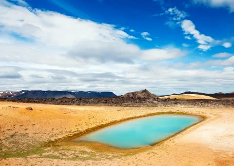 Thermal pool Foto stock