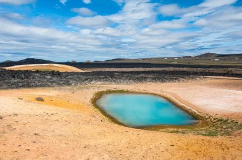 Thermal pool Foto stock