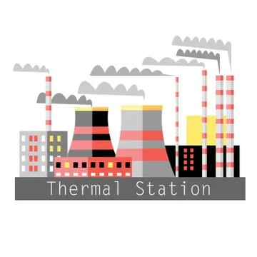 Thermal power Stock Illustration