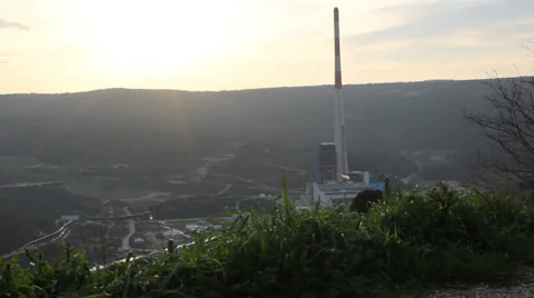 Thermal power plant 스톡 동영상 35870536