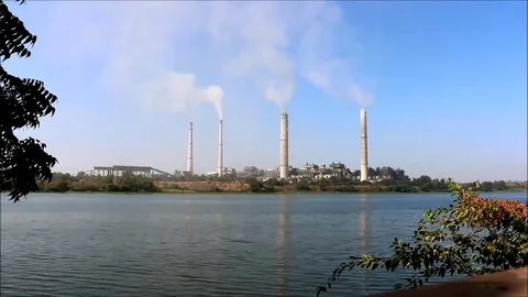 Thermal power plant Stock Footage 70151377