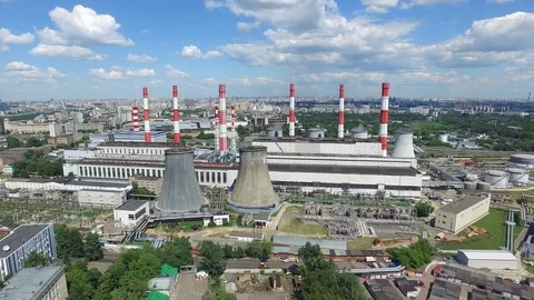 Thermal Power Plant Stock Footage 77080662