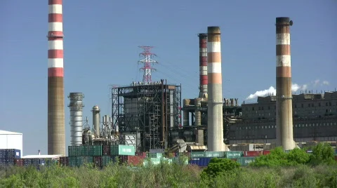Thermal Power Station 스톡 동영상 285547