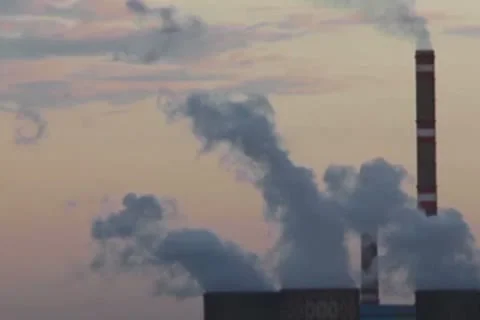 Thermal power station Stock Footage 10610014