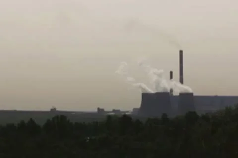 Thermal power station Stock Footage 10610019