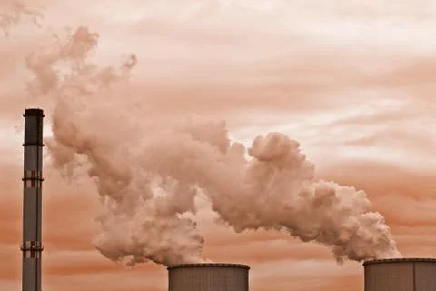 Thermal power station Stock Photos
