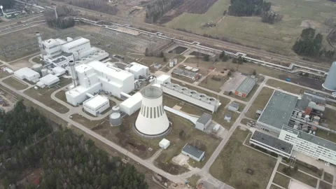 Thermal powerplant Stock Footage 152606699