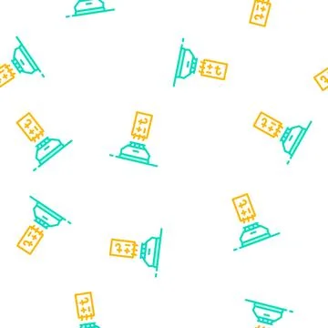 Thermal sensor vector seamless pattern color 스톡 일러스트