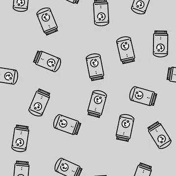 Thermal storage energy vector seamless pattern Illustrazione stock